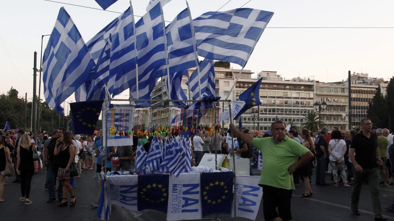 Grecy chcą euro. Wielka demonstracja w Atenach